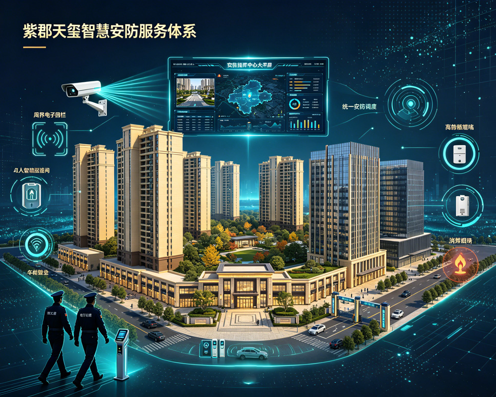榆农云智：携手紫郡天玺 提供智慧社区安防服务